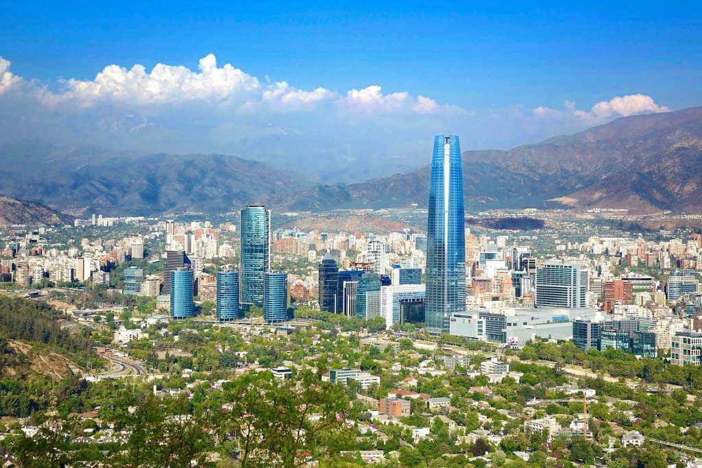 scenic view of Santiago, Chile